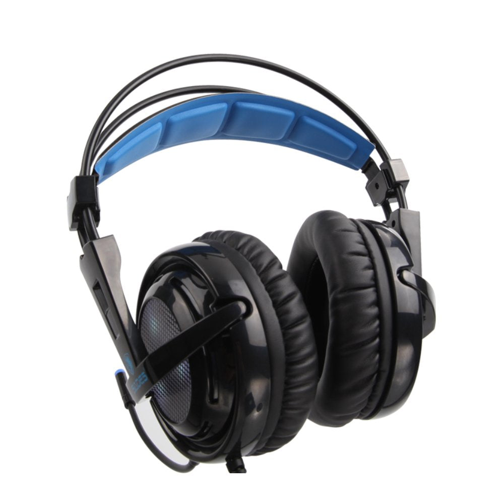 Sades SA-904 Locust Plus PC Gaming Headset Virtual 7.1 Surround Sound and RGB Light On Earcups Sades SA-904 Locust Plus PC Gaming Headset Virtual 7.1 Surround Sound and RGB Light On Earcups